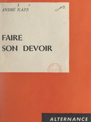 cover image of Faire son devoir (1)